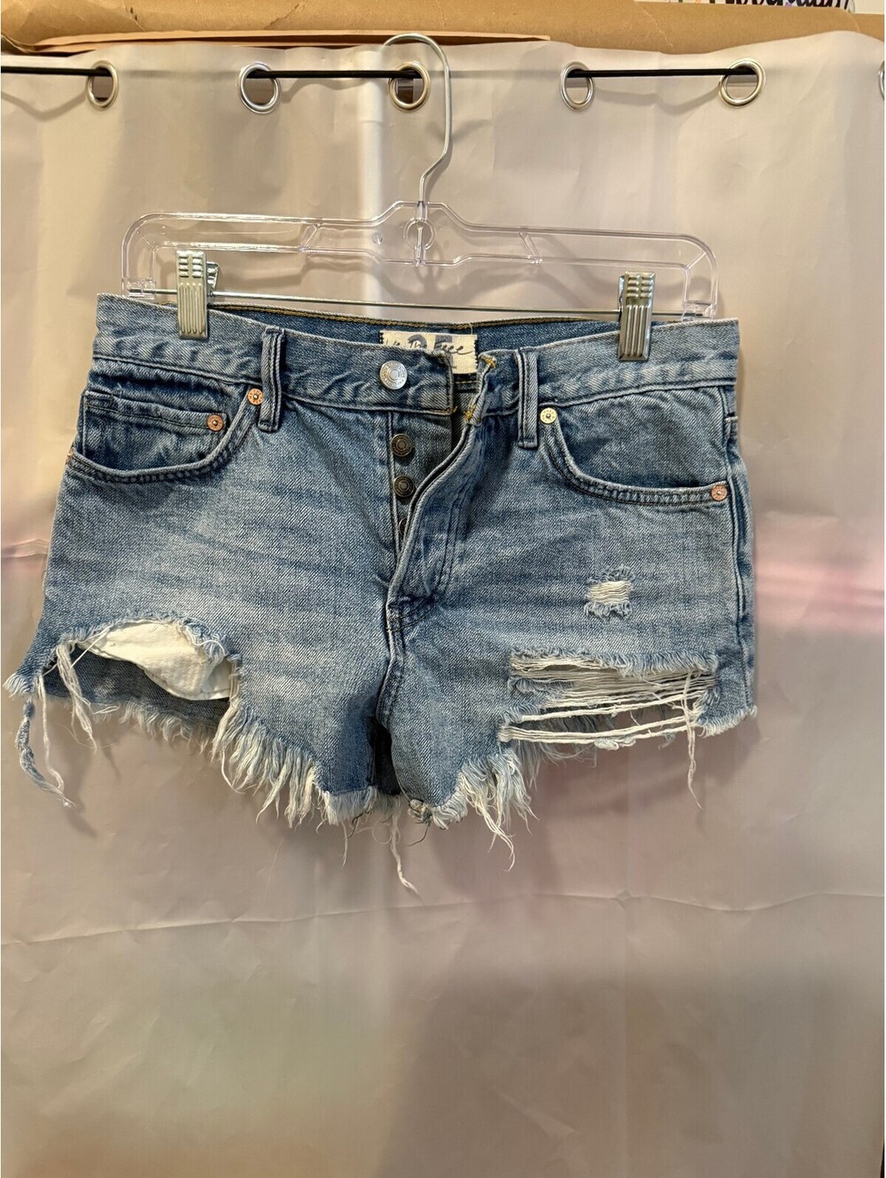 We The Free 25 Distressed Denim Shorts